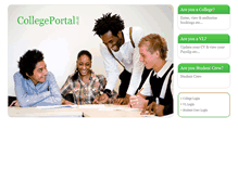 Tablet Screenshot of collegeportal.co.uk